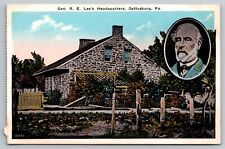 General Robert E Lee Headquarters Gettysburg, Pennsylvania Vintage Postcard. PA picture
