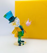 NIB SWAROVSKI Crystal Disney Alice In Wonderland Mad Hatter Figurine 5671298 picture