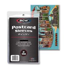 NEW 50 PK BCW Postcard /  Picture Poly Soft Sleeves Holders picture