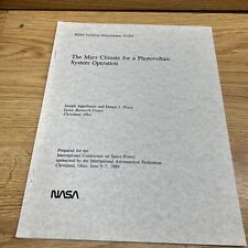 Mars Climate Photovoltaic System Operation 1989 Rare HTF NASA picture