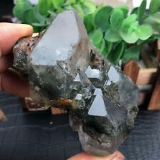large TOP Natural Clear Green Phantom Ghost Garden Quartz castle crystal 231g picture