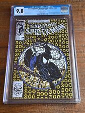 AMAZING SPIDER-MAN #300 CGC 9.8 FACSIMILE GOLD SHATTERED VARIANT FIRST VENOM HOT picture