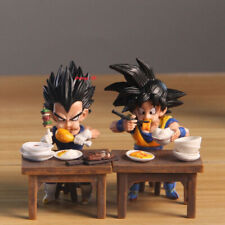 Anime Dragon Ball Z Son goku & Vegeta eating Figure Statue Toy Gift collectible picture