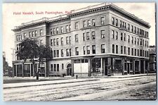 Framingham Massachusetts MA Postcard Hotel Kendall South Building Exterior 1905 picture