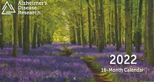 2022 Alzheimer's Disease Research 16 Month Wall Calendar Flowers Nature picture