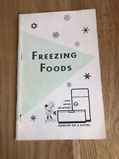 1950s Freezing Foods 46 Page Booklet, Rockester Gas & Electric - Reddy Kilowatt picture