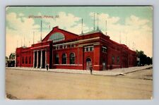Peoria, IL-Illinois, Coliseum Antique, Vintage Souvenir Postcard picture