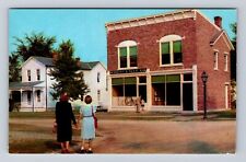 Dearborn MI-Michigan, Wright Cycle Shop, Greenfield Village, Vintage Postcard picture