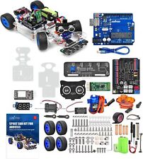OSOYOO for Arduino Arduino UNO Robot Car Smart Car Kit Servo Steering Rack DIY K picture