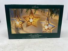  2005 Hallmark Illuminations Starlight Starbright Christmas Ornament Box Set picture
