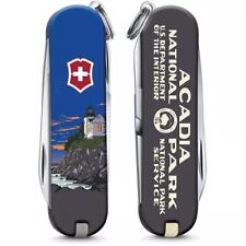 Victorinox pocket knife Swiss Army Classic Acadia National Park lighthouse picture