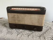 🍊 Vintage 1940’s Minerva AM Bakelite Tube Radio | Unknown Model POWERS ON picture