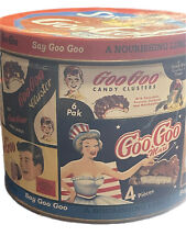 Vintage Say Goo Goo Candy Clusters A Nourishing Lunch Can Container picture