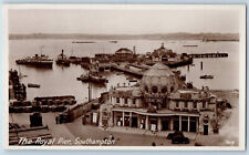 Southampton Hampshire England Postcard The Royal Pier Landing c1930's RPPC Photo picture