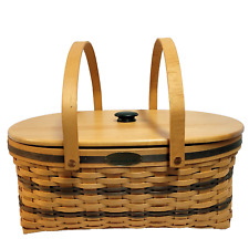 1999 Longaberger Traditions Collection GENEROSITY Basket w LID Liner & Protector picture