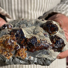 1.3lb Large Reddish Brown Sphalerite Crystal Rough Quality Rare Mineral Specimen picture