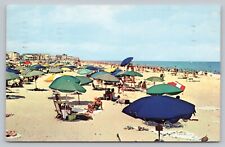 Postcard MD Ocean City Popular Clean Beach Resort Town White Sand Surfing J3 picture