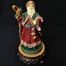 VTG San Francisco Music Box Christmas Santa Claus Musical Figurine 8