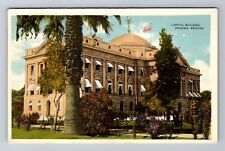Phoenix AZ-Arizona, Capitol Building, Antique, Vintage Souvenir Postcard picture