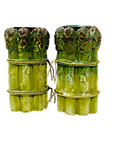 Petite Choses Candle Holders Asparagus Bundles Made in the USA Set of Two Pieces picture