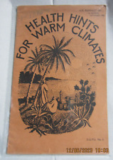 WWII Air Ministry Pamphlet A.M. 160 Health Hints for Warm Climates picture