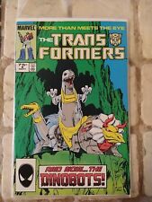 Transformers #8 (1985 1st Appearance Dinobots, Slag, Grimlock, Sludge Marvel  picture