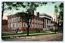 1909 House of Mercy Hospital Pittsfield Massachusetts MA Antique Posted Postcard picture