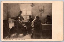 JUDAICA 1920s Postcard Samuel Hirszenberg Sabbatruhe Sabbath Rest picture