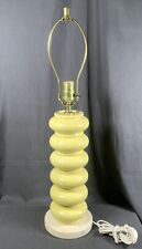 ✨Vintage Italian Stacked 25”MCM Ceramic/marble Table Lamp 60's Italy✨ picture