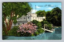 Greenville PA-Pennsylvania, Sea Base, Riverside Park, Antique, Vintage Postcard picture