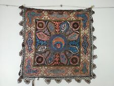 Antique beautiful ottoman Turkish silk and metallic embroidery textile item607 picture