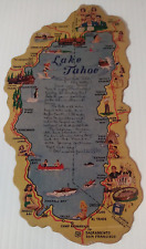 Postcard Lake Tahoe 1955 Stamped E. F. Clements Diveded Postcard Vintage picture