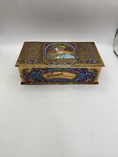 Vtg 1920’s Whitman’s Salmagundi Chocolate Mosaic Art Nouveau Tin Box Trinket Box picture