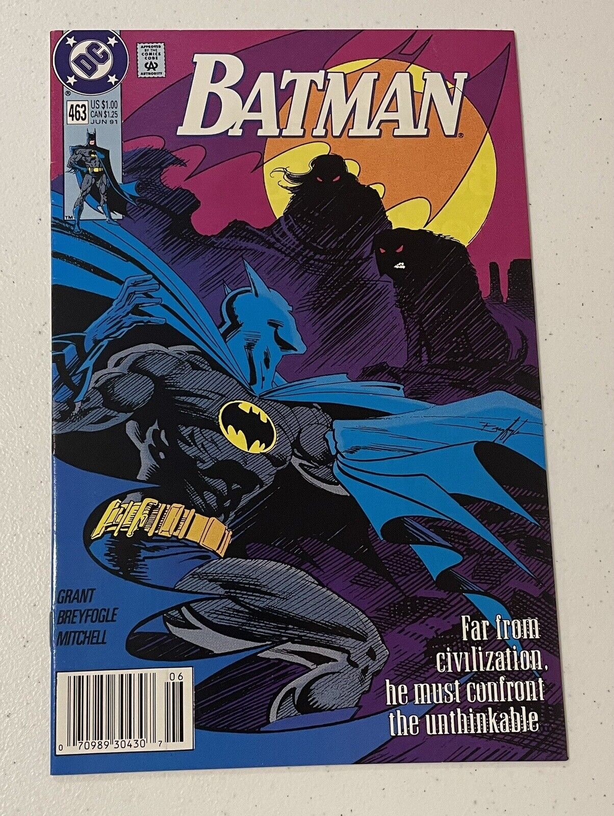 Batman #463 DC Comics 1991 NEWSSTAND