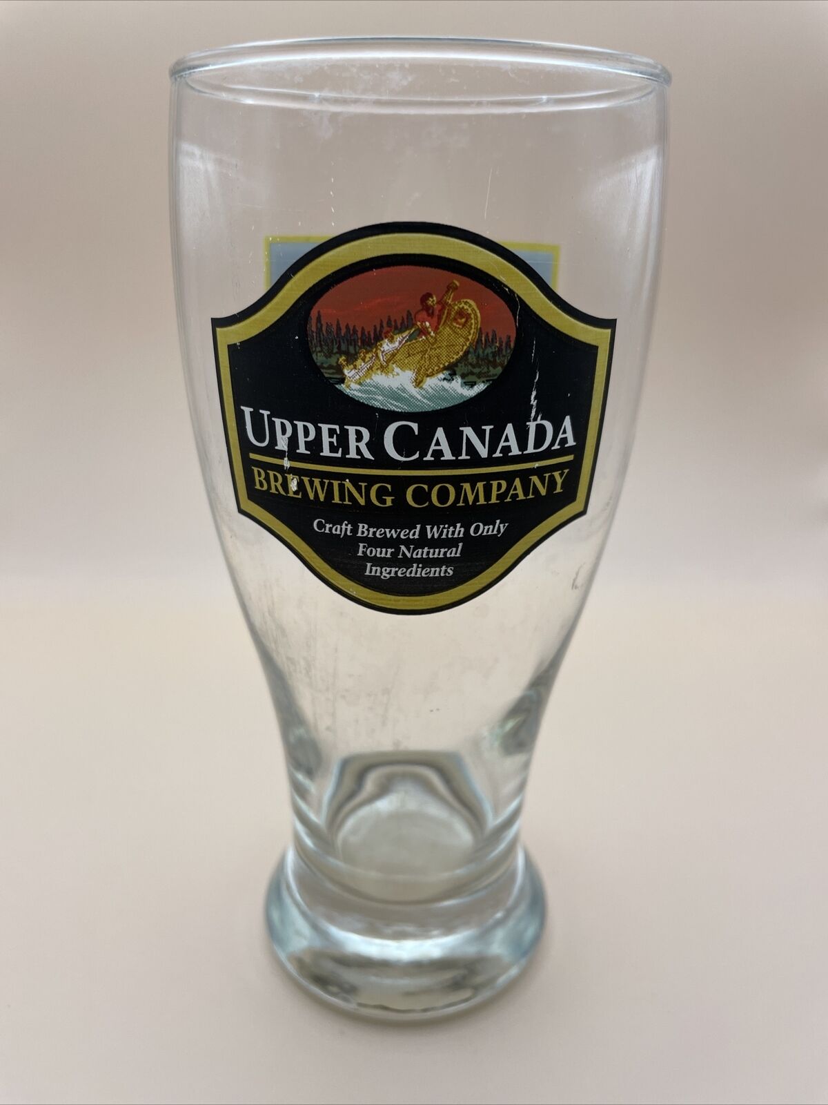 UPPER CANADA BREWING COMPANY Pint Glass Beer Bar Pub Guelph Ontario DON QUIXOTE