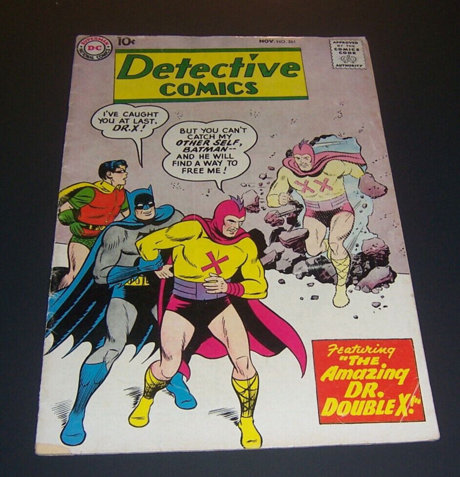 Detective Comics #261 -(1958)- 1st App Dr. Double X - Silver Age - 4.5