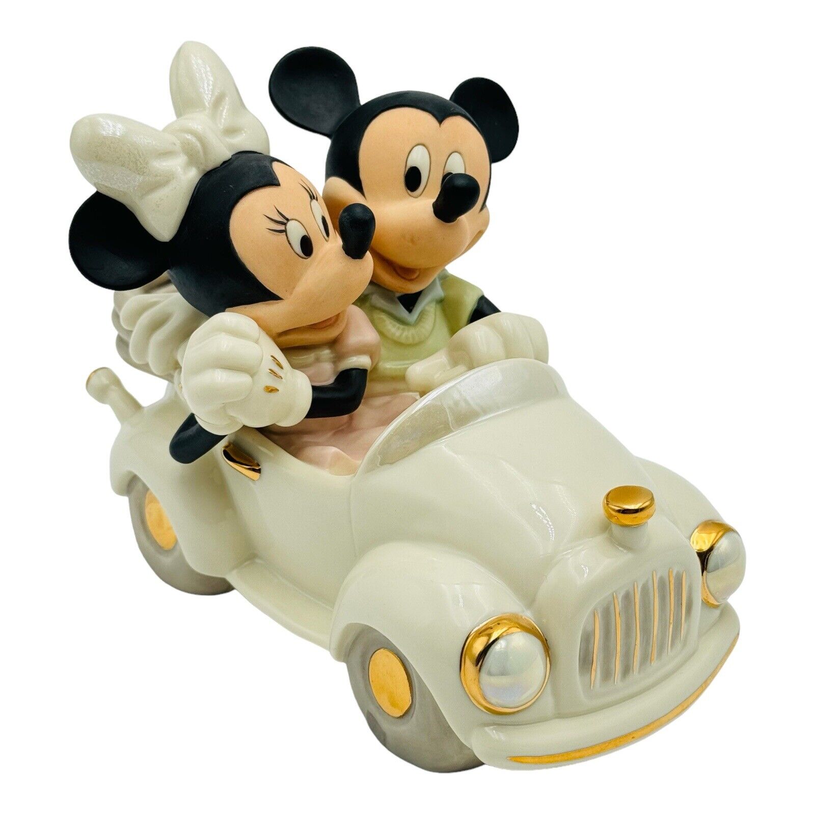 Lenox Disney Mickey’s Moonlight Drive With Minnie Mouse Figurine NEW
