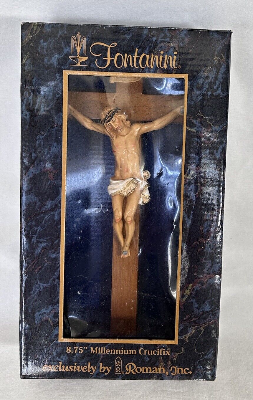 Fontanini 8.75” Millennium Crucifix Hand Painted Figure Made in Italy 50603 NEW