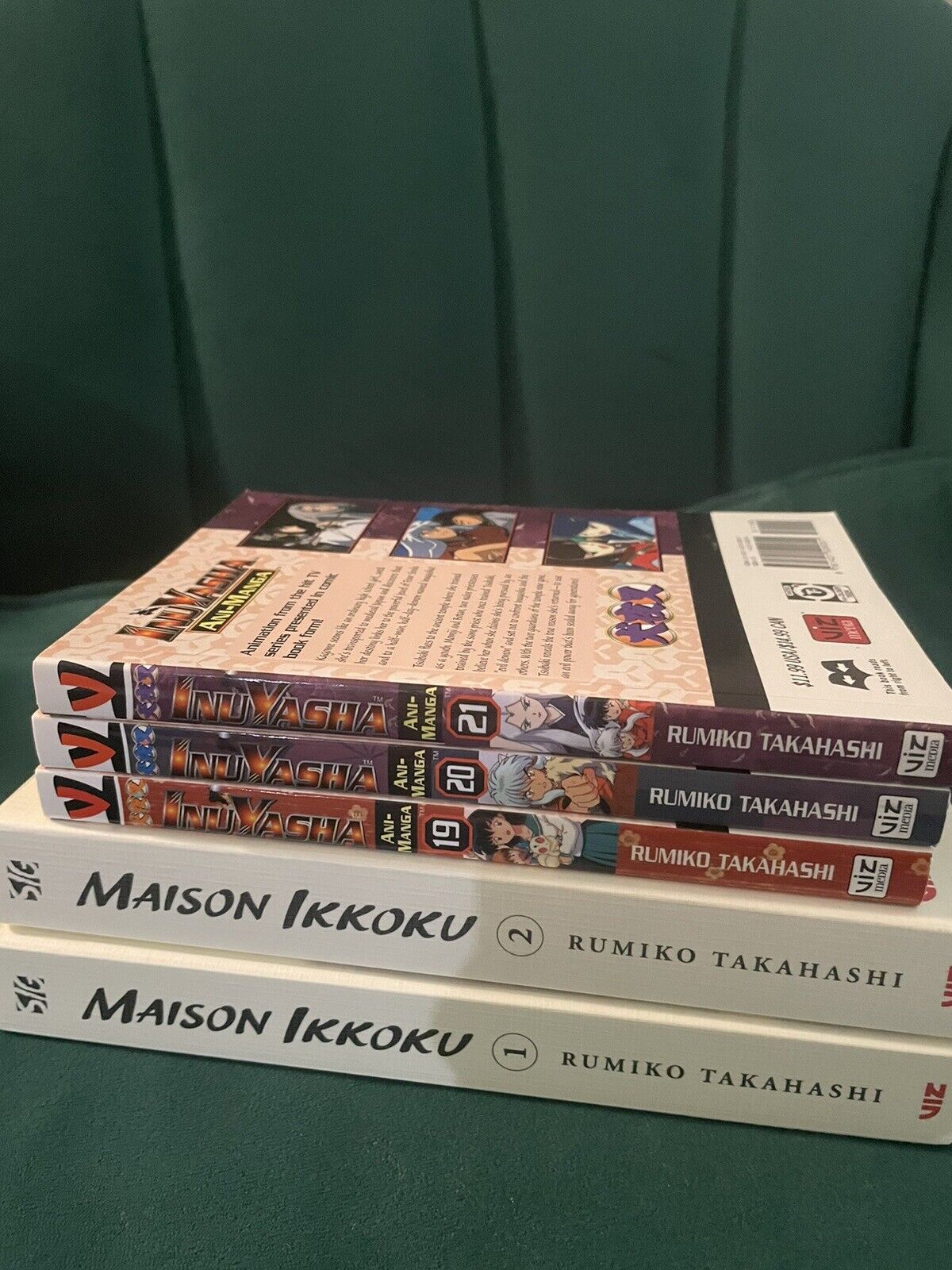 Maison Ikkoku Vol 1 And 2 Inuyasha Ani-manga Vol 19-21 Lot Rumiko Takahashi