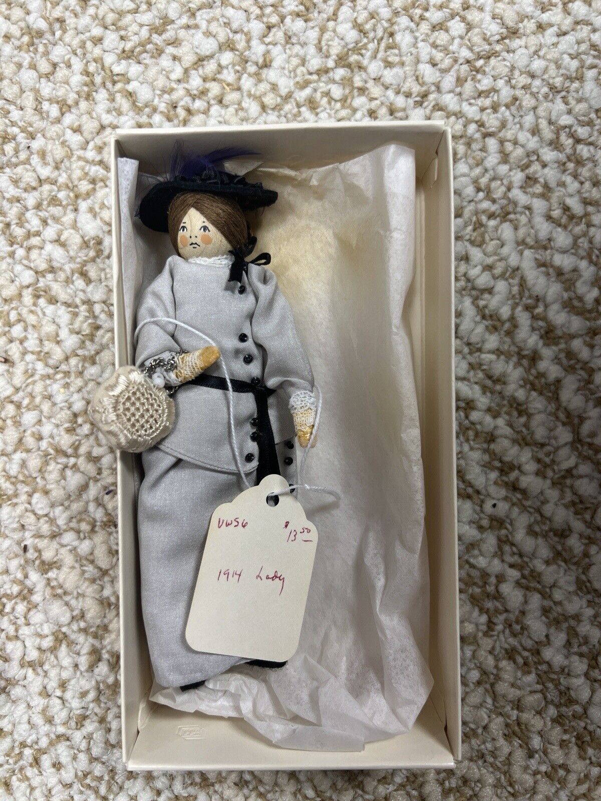 Vintage 1914 Lady Doll Figurine
