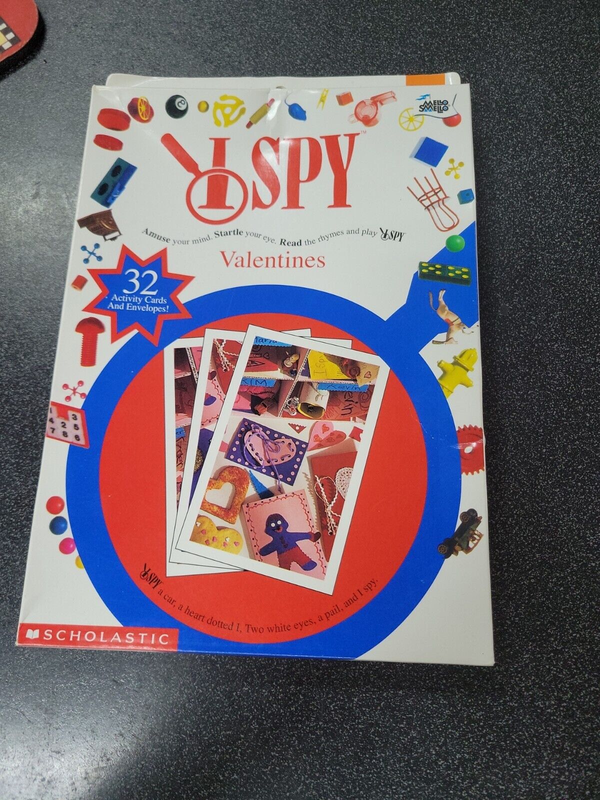 Vintage VTG Scholastic “I Spy” Classroom Valentines Plus Envelopes 2004