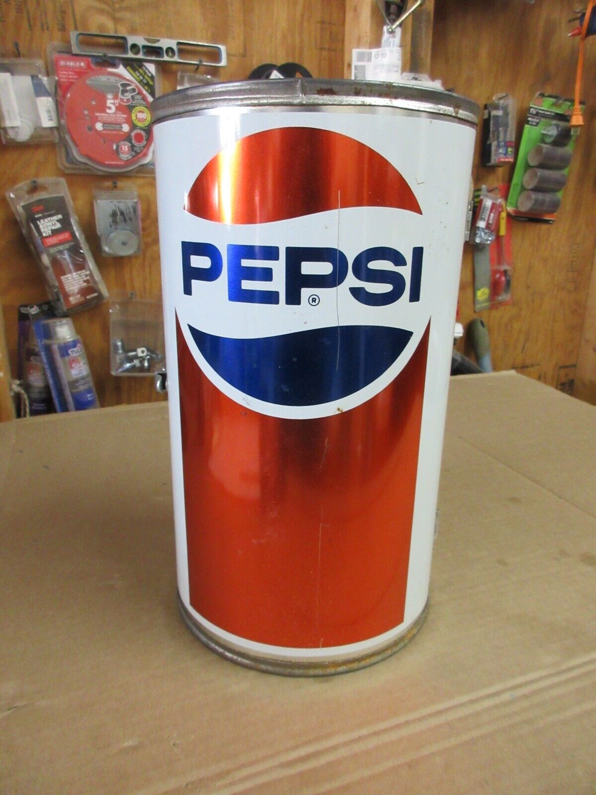 Vintage Pepsi Can Grill And Smoker the Big Can-Do Barbeque J4