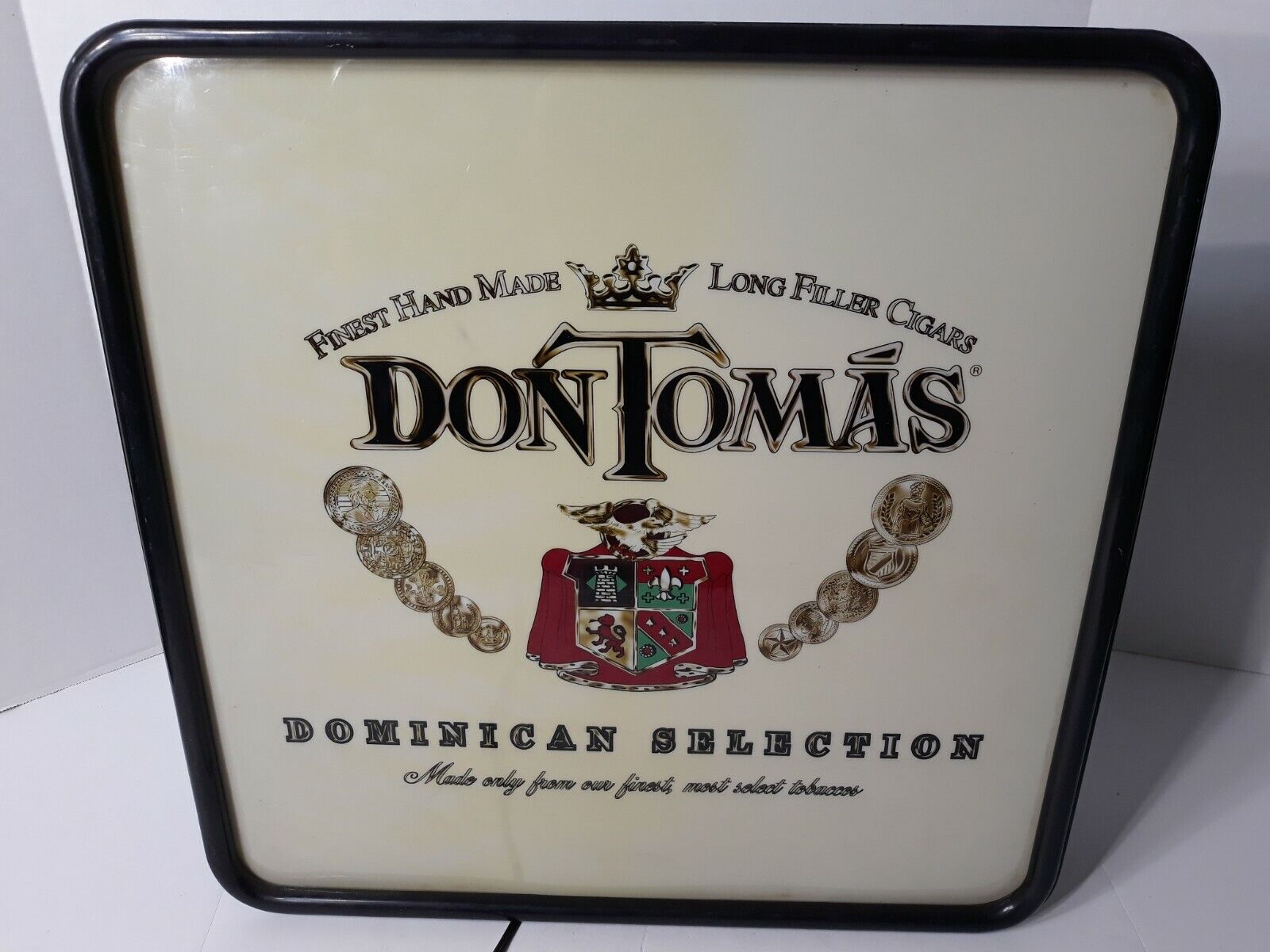 Vintage Extremely Rare Don Tomas Dominican Selection Cigar Bar Light Man Cave 