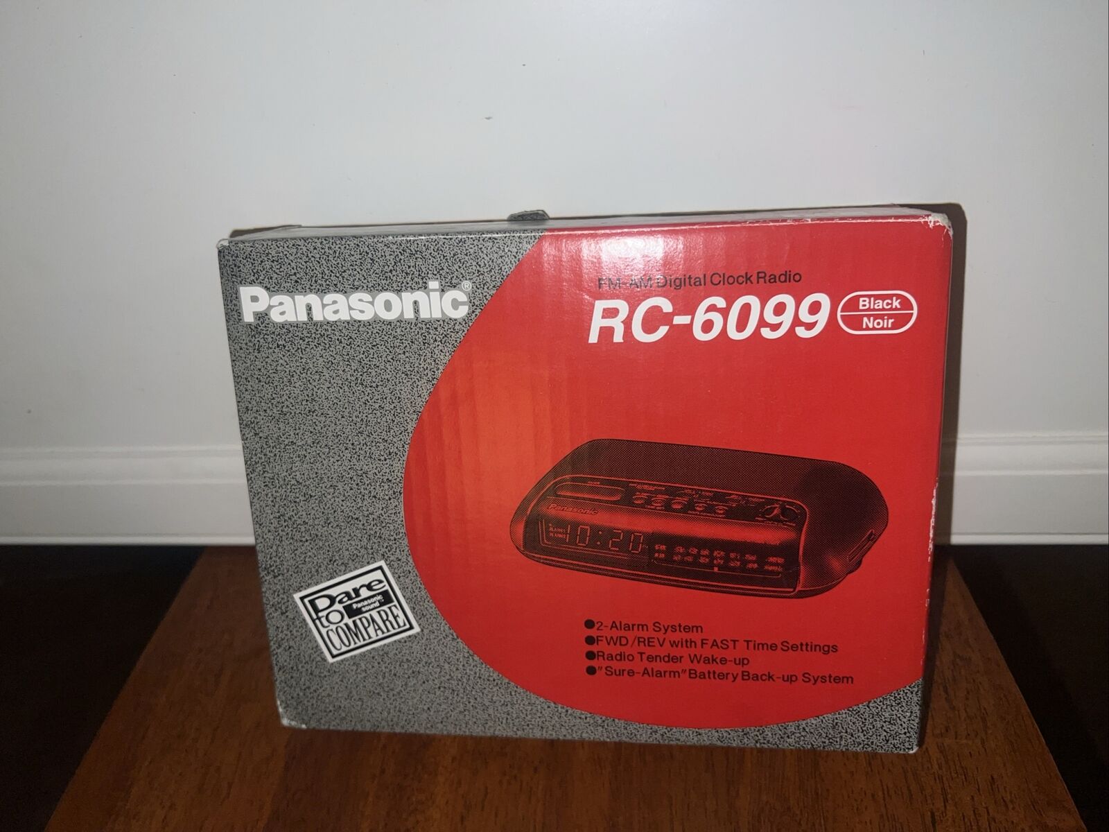 NEW Vintage Panasonic RC-6099 AM/FM Digital Clock Radio