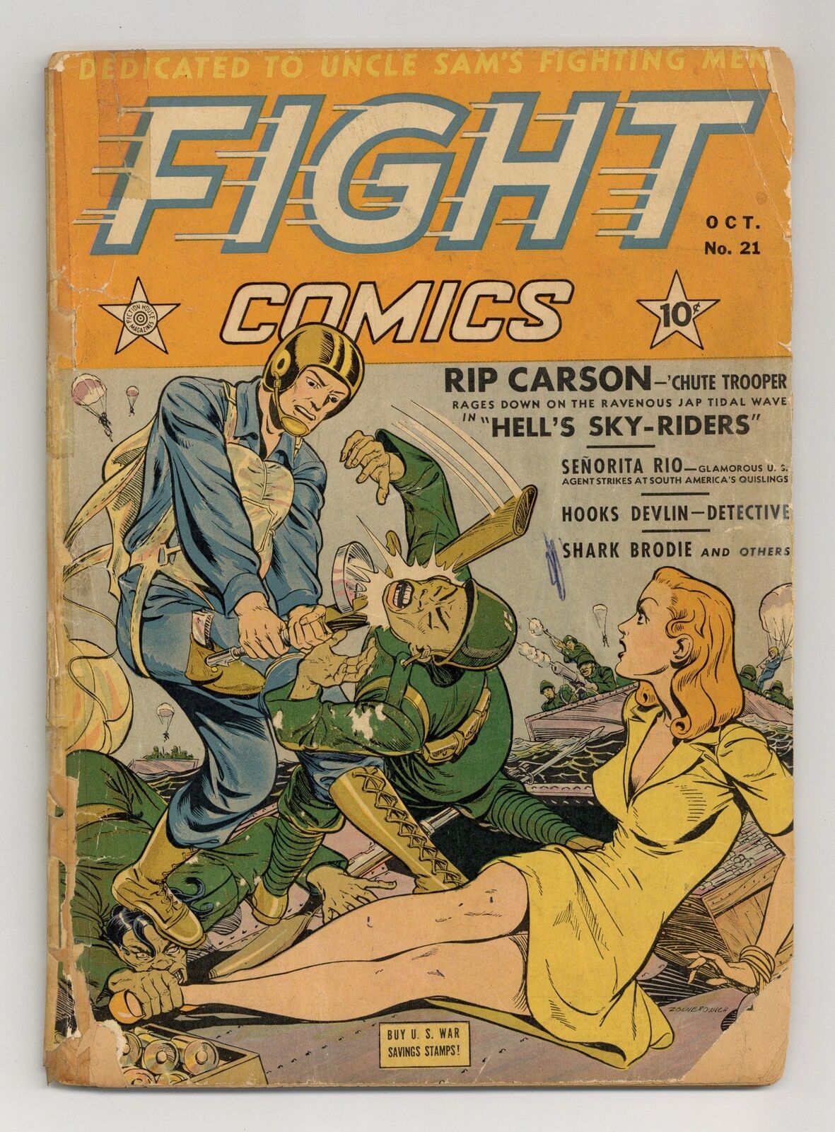 Fight Comics #21 PR 0.5 1942