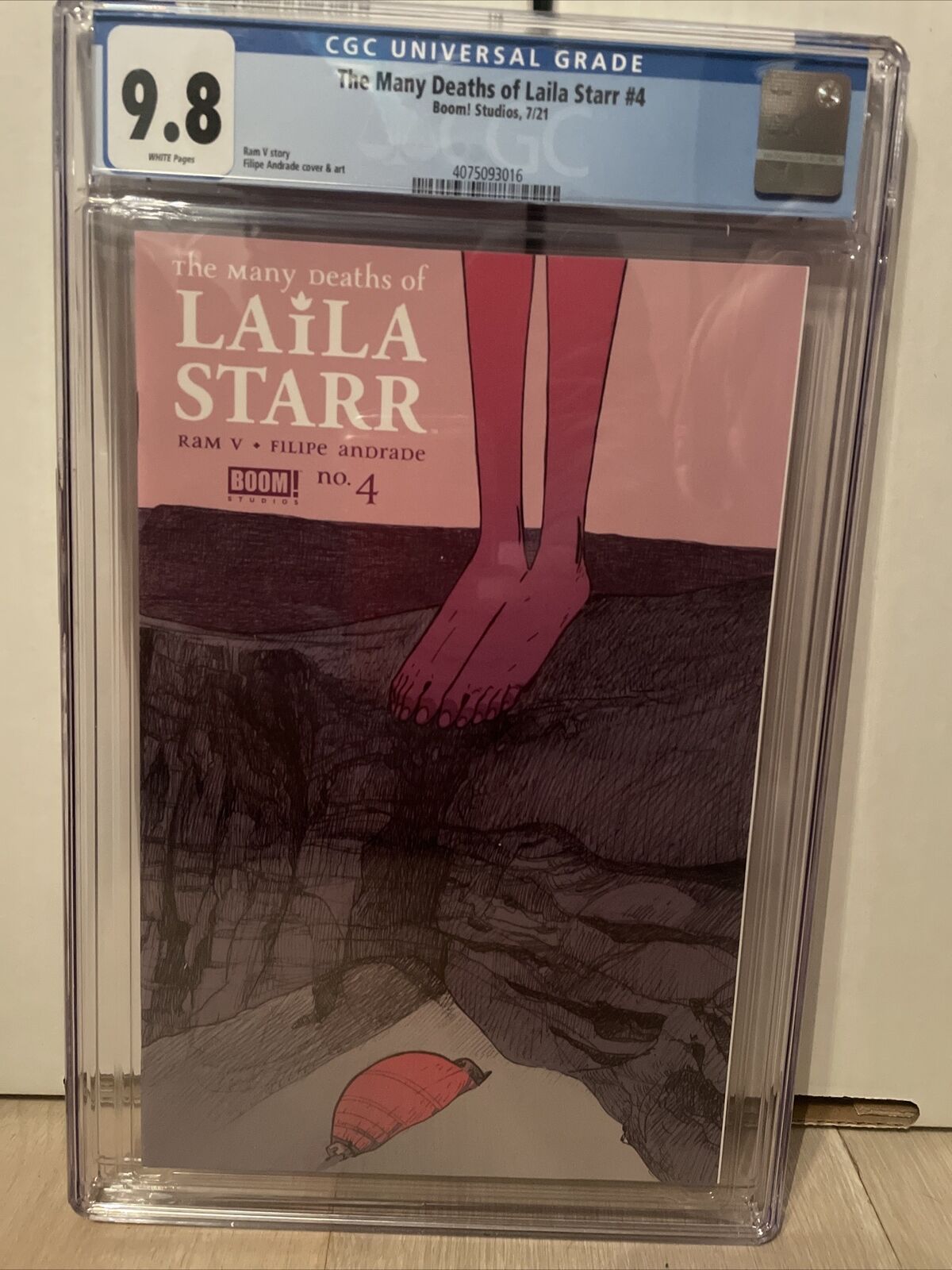 MANY DEATHS OF LAILA STARR #4 CVR A ANDRADE BOOM ENTERTAINMENT CGC 9.8