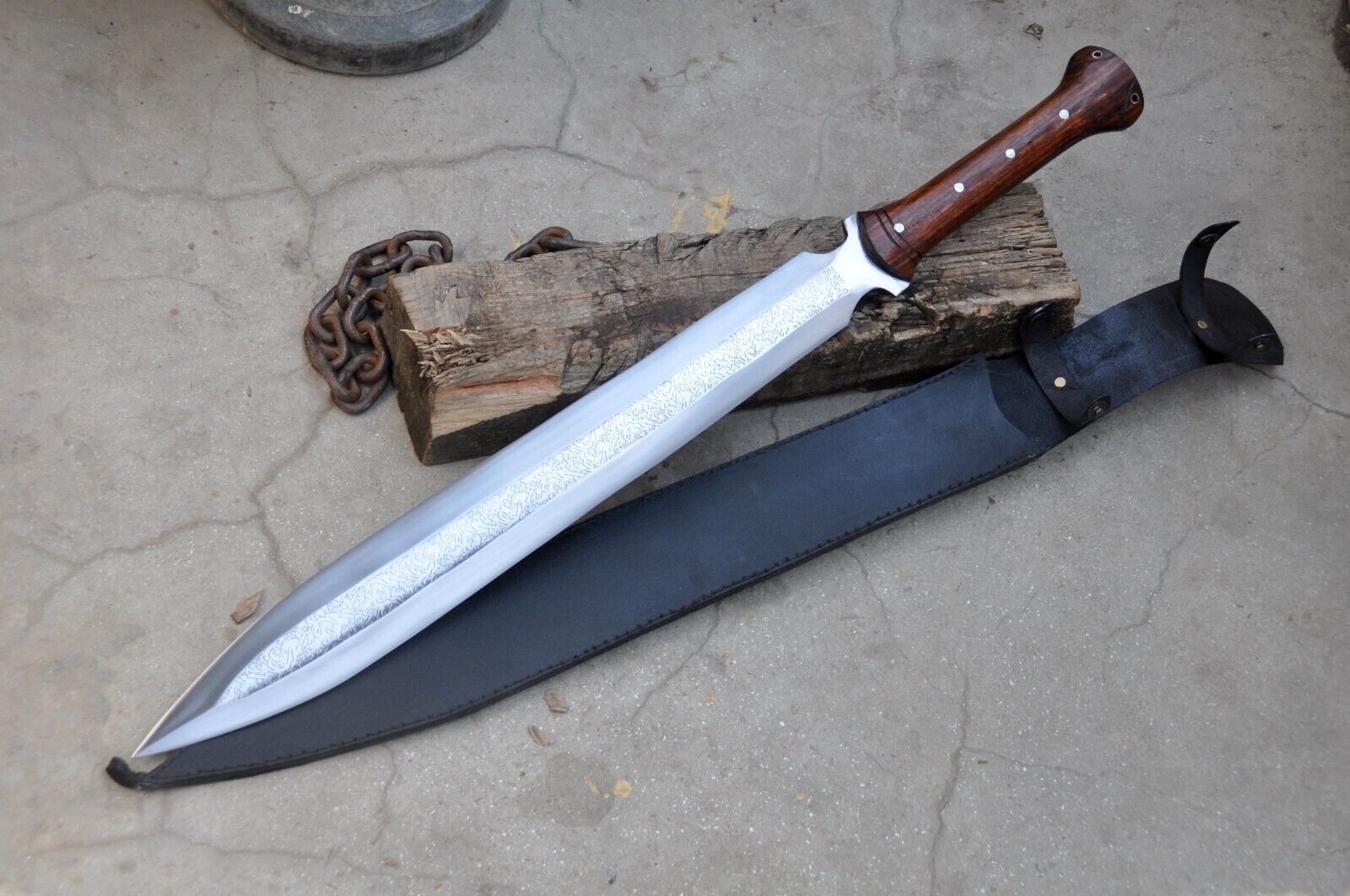 22 inches Celtic Leaf sword-Custom Sword-Hunting,Camping,Tactical Sword,Handmade