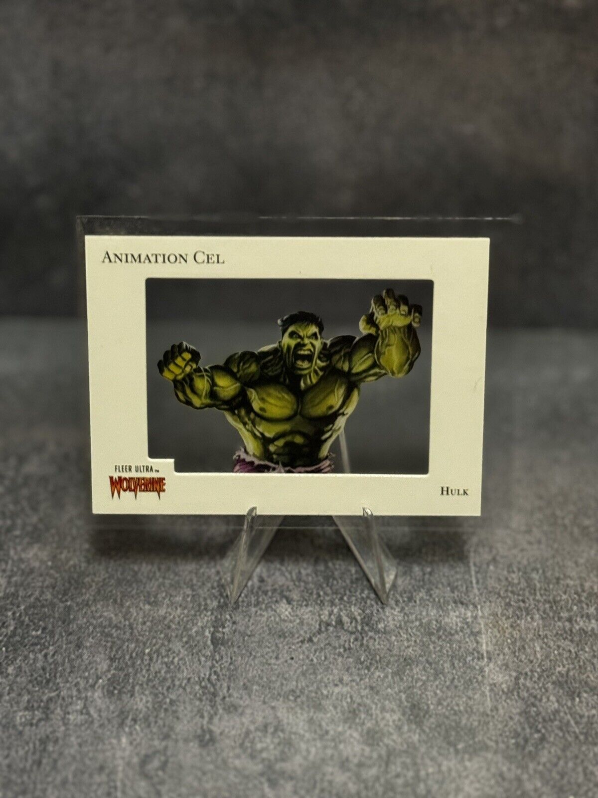 2023 UPPER DECK FLEER ULTRA WOLVERINE Hulk ANIMATION CELL CARD