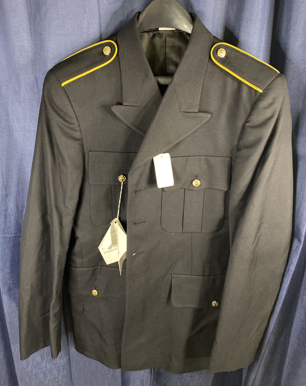 ARMY COAT SOLDIERS OF DISTINCTION ARMY BLUE 450 40RC DE ROSSI & SON