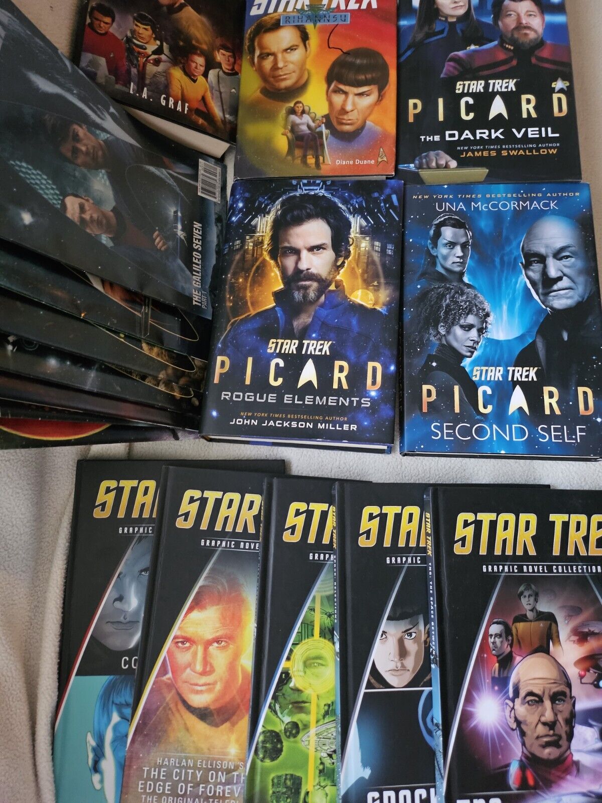 Star Trek  Eaglemoss Hardcover Book  IDW Lot New 3 Picard Novels 2013 IDW Comics